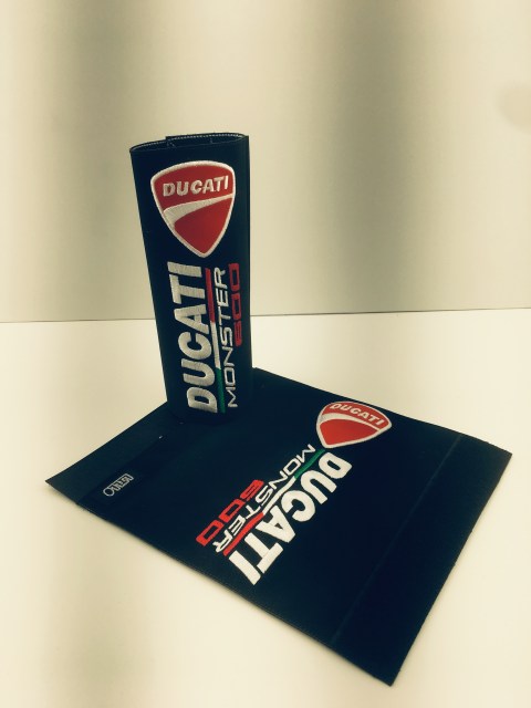 Fork cover for Ducati Monster 600 -red logo1