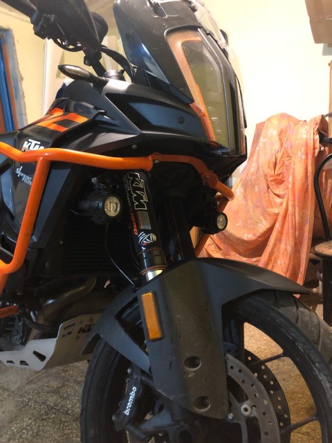 Fork cover KTM 1290 S Bedouin real