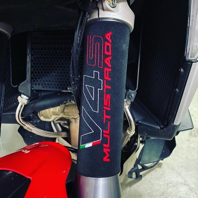 Fork cover for Ducati Multistrada V4 S  ROSSO - RED 